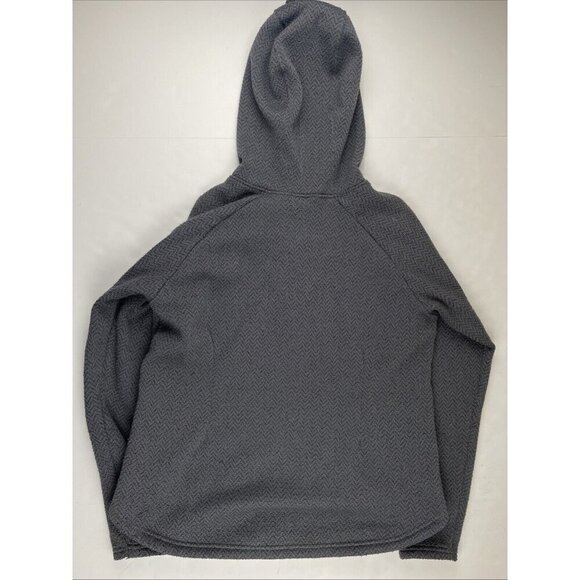Columbia 1/4 Snap Hooded Sweater Women’s L Pullover Gray Pockets Outdoor - Picture 3 of 11